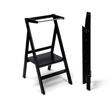 Opvouwbare & verstelbare leertoren Step'n'Fold - Zwart - Ette Tete
